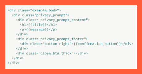 A Consent Manager Platform assists with the development of HTML for your site